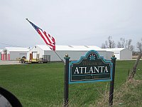 USA - Atlanta IL - Welcome Sign (9 Apr 2009)